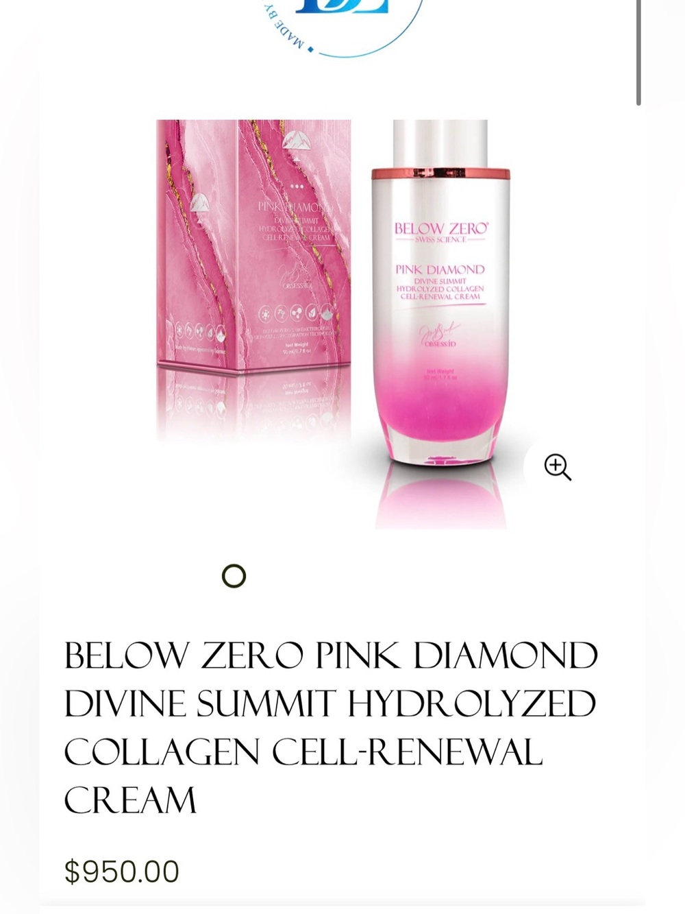 Pink Diamond Collagen Cell-Renewal Cream — Pink